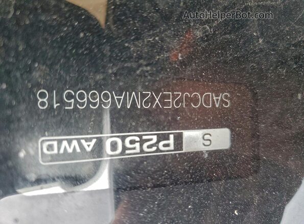 SADCJ2EX2MA666518 2021 JAGUAR F-PACE Black Widok komory silnika
