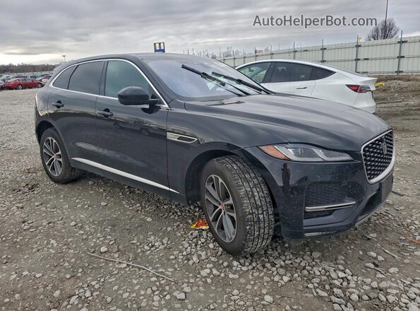 SADCJ2EX2MA666518 2021 JAGUAR F-PACE Black Przód prawy
