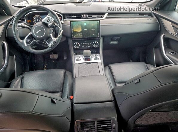 SADCJ2EX2MA666518 2021 JAGUAR F-PACE Black Widok deski rozdzielczej