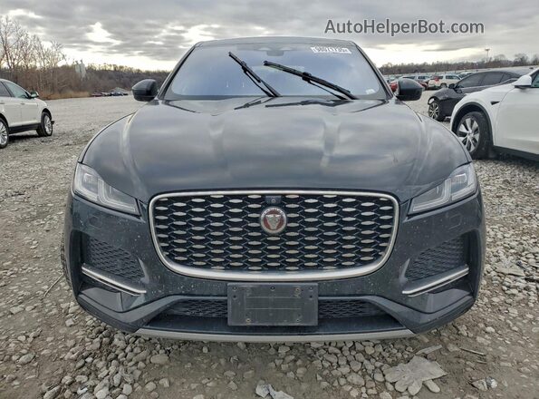 SADCJ2EX2MA666518 2021 JAGUAR F-PACE Black Widok z przodu