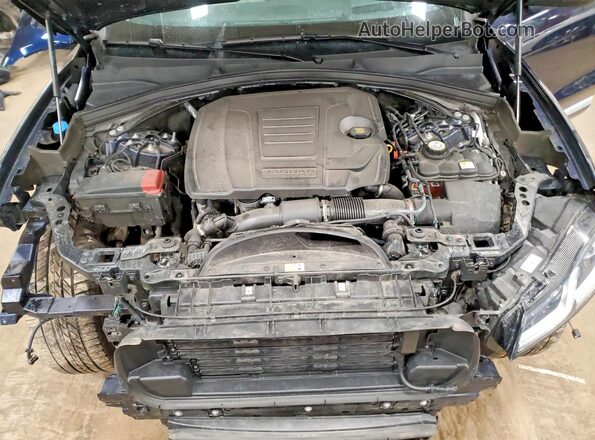 SADCJ2EX4PA714069 2023 JAGUAR F-PACE Blue Widok komory silnika