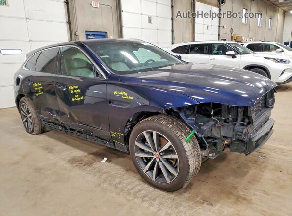 SADCJ2EX4PA714069 2023 JAGUAR F-PACE Blue Przód prawy
