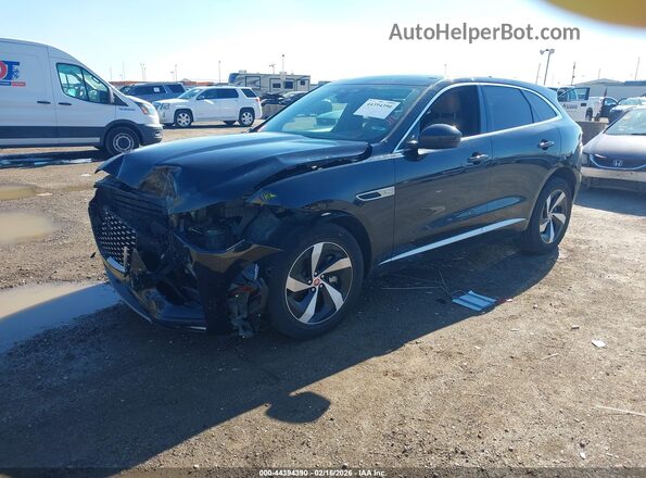 SADCJ2EX9NA689053 2022 JAGUAR F-PACE Black Front left