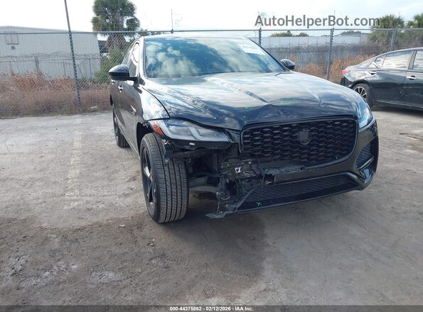 SADCJ2EX9NA701914 2022 JAGUAR F-PACE Black Դիմացի տեսք