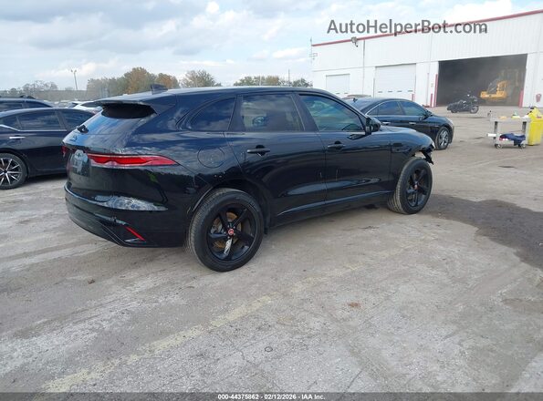 SADCJ2EX9NA701914 2022 JAGUAR F-PACE Black Հետևի աջ