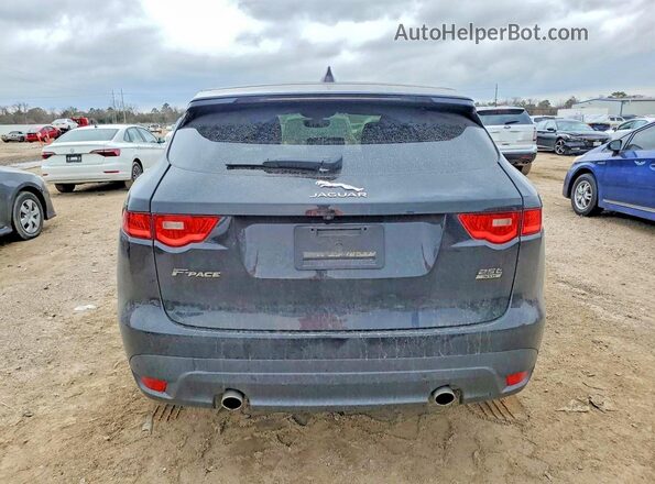 SADCJ2FX1KA605673 2019 JAGUAR F-PACE Black Widok z tyłu