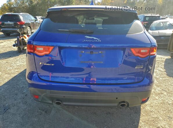 SADCK2FX6JA269689 2018 JAGUAR F-PACE Blue Vista trasera