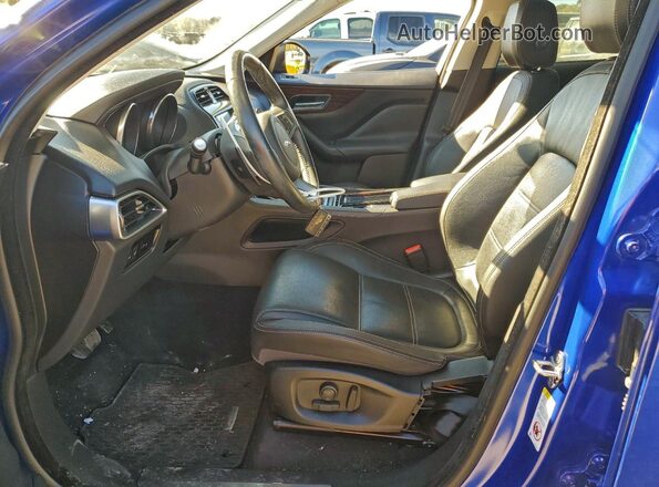 SADCK2FX6JA269689 2018 JAGUAR F-PACE Blue Vista interior delantera