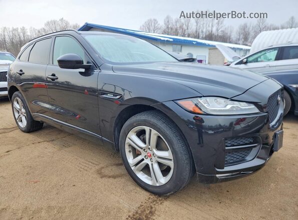 SADCL2BV1HA495778 2017 JAGUAR F-PACE Черный Передняя правая четверть