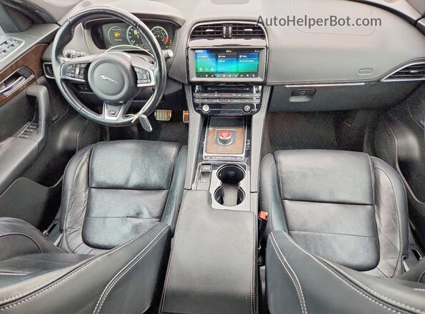 SADCM2BV5HA099477 2017 JAGUAR F-PACE White წინა პანელის ხედი