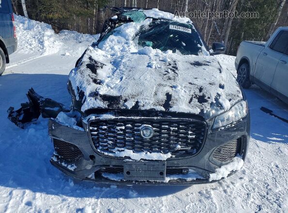 SADCT2EX1RA725107 2024 JAGUAR F-PACE Black Widok z przodu