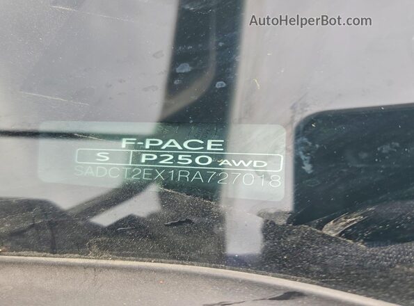 SADCT2EX1RA727018 2024 JAGUAR F-PACE White Widok wnętrza 360 stopni