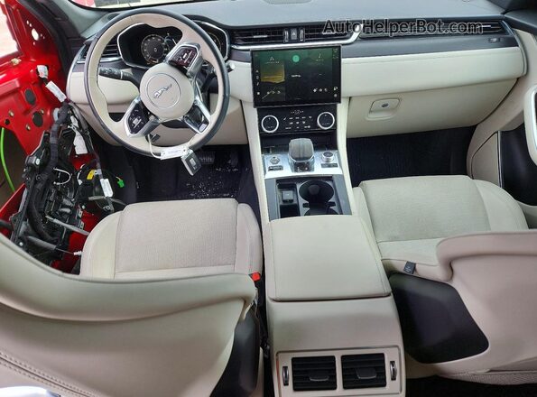 SADCT2FU8RA722645 2024 JAGUAR F-PACE Red წინა პანელის ხედი