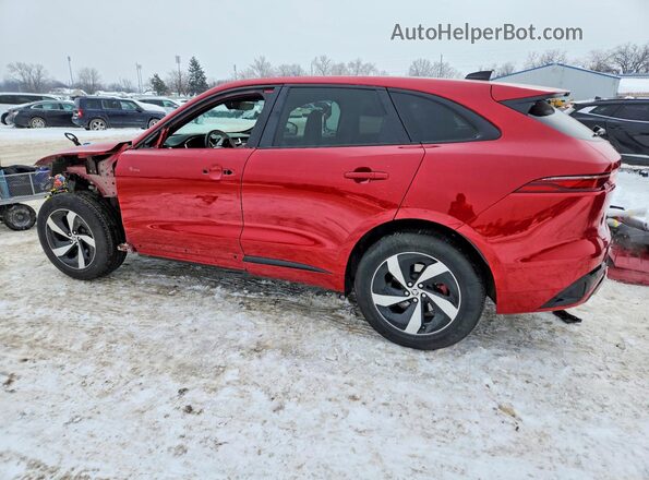 SADCT2FU8RA722645 2024 JAGUAR F-PACE Red უკანა მარცხენა