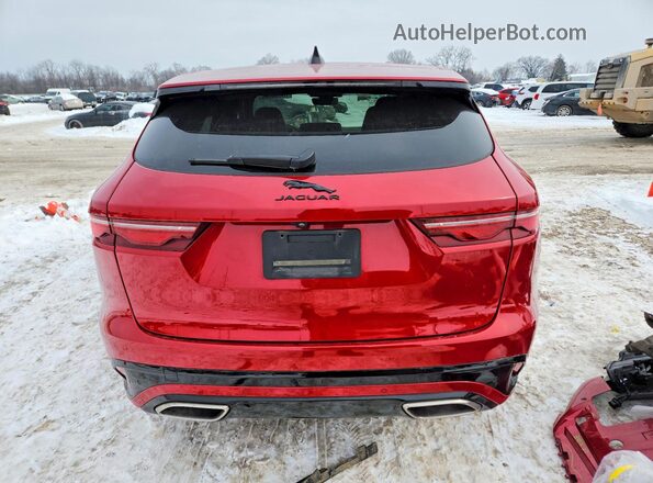 SADCT2FU8RA722645 2024 JAGUAR F-PACE Red უკანა ხედი