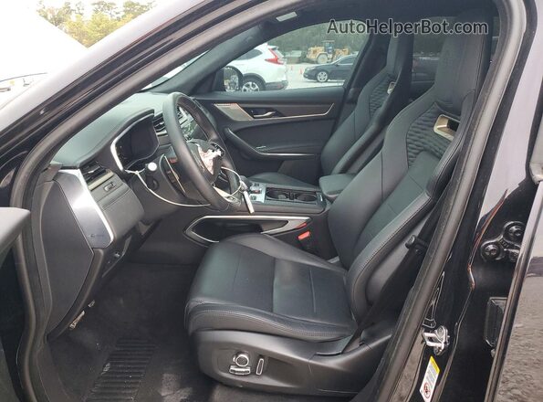 SADCZ2EE5PA714105 2023 JAGUAR F-PACE Black წინა სალონის ხედი