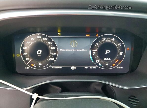 SADCZ2EE5PA714105 2023 JAGUAR F-PACE Black ხელსაწყოთა პანელის ხედი