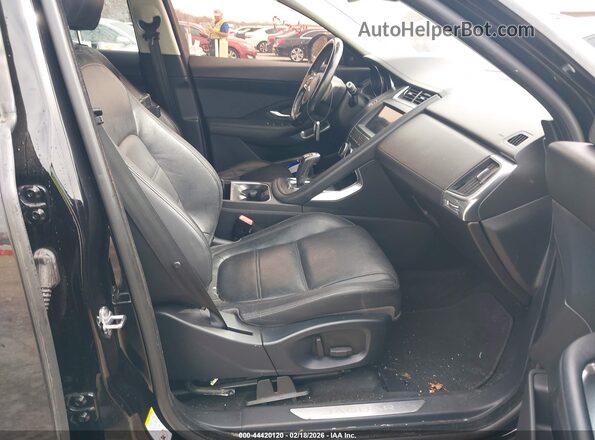SADFJ2FX0K1Z42302 2019 JAGUAR E-PACE Black წინა სალონის ხედი