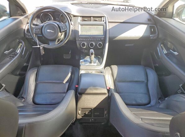 SADFJ2FX1J1Z30979 2018 JAGUAR E-PACE Black Вид панелі приладів