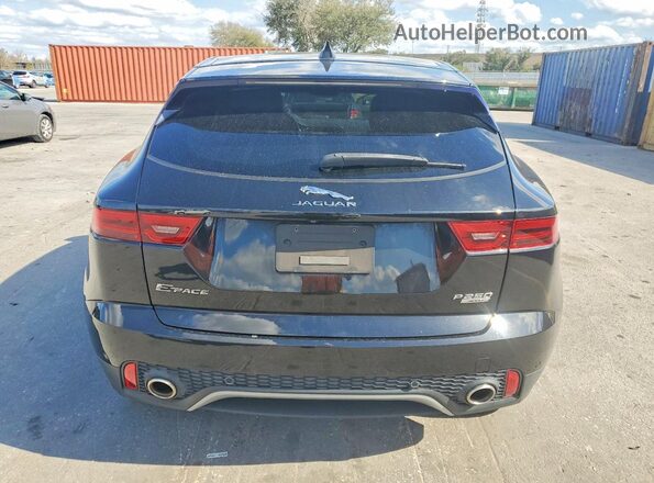 SADFJ2FX1J1Z30979 2018 JAGUAR E-PACE Black Вид ззаду