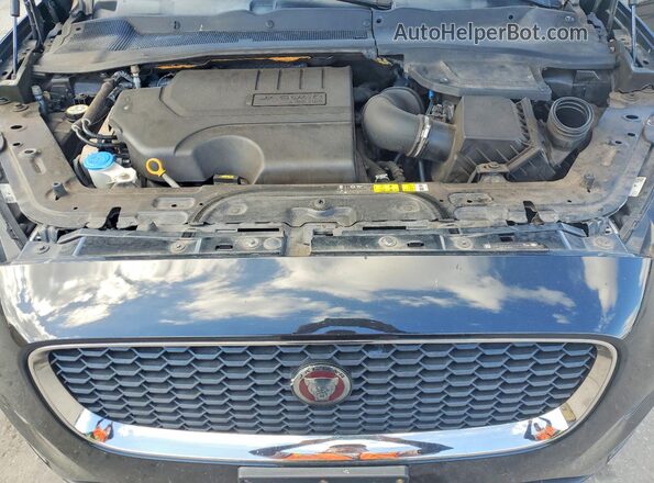 SADFJ2FX1J1Z30979 2018 JAGUAR E-PACE Black Вид підкапотного простору