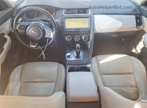 SADFJ2FX3K1Z40690 2019 JAGUAR E-PACE Синий Вид панели приборов