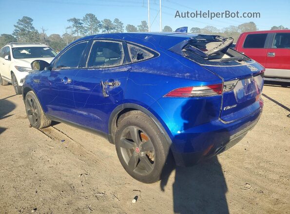 SADFJ2FX3K1Z40690 2019 JAGUAR E-PACE Синий Задняя левая четверть