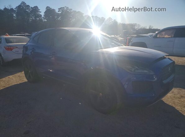 SADFJ2FX3K1Z40690 2019 JAGUAR E-PACE Синий Передняя правая четверть