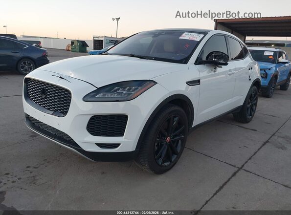 SADFK2FX5L1Z83894 2020 JAGUAR E-PACE White წინა მარცხენა ხედი სამი მეოთხედიდან