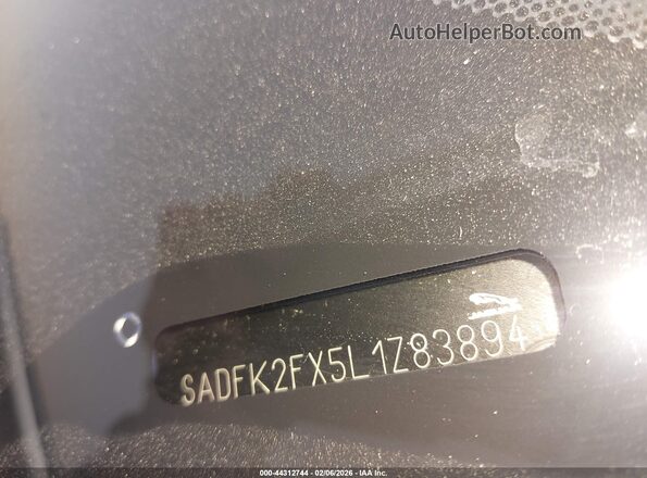 SADFK2FX5L1Z83894 2020 JAGUAR E-PACE White 