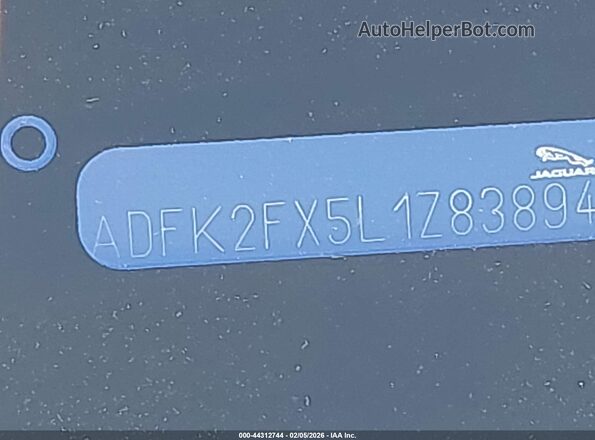 SADFK2FX5L1Z83894 2020 JAGUAR E-PACE White 