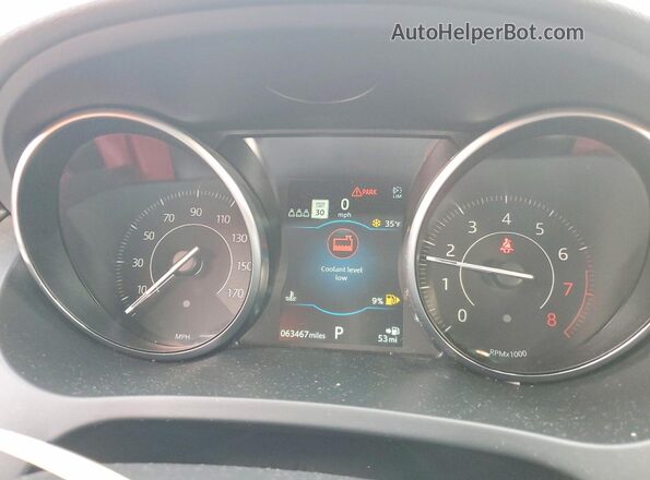 SADFL2GX8L1Z85683 2020 JAGUAR E-PACE Gray Սարքավորումների վահանակի տեսք