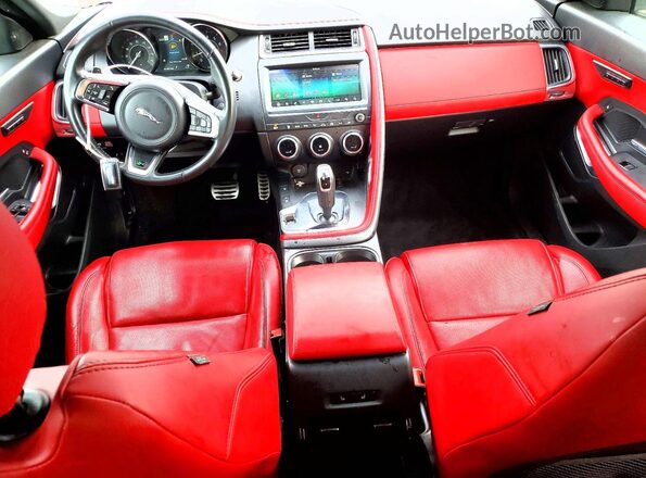 SADFL2GX8L1Z85683 2020 JAGUAR E-PACE Gray Առջևի վահանակի տեսք