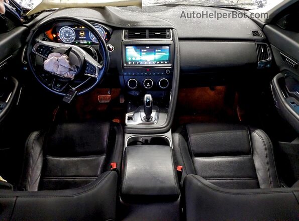 SADFP2FX0K1Z43609 2019 JAGUAR E-PACE Blue წინა პანელის ხედი