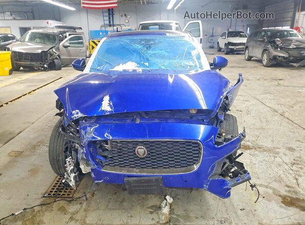SADFP2FX0K1Z43609 2019 JAGUAR E-PACE Blue წინა ხედი