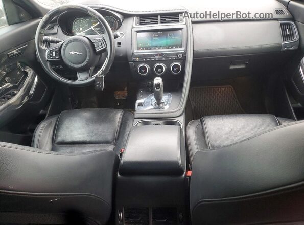 SADFP2FX2K1Z63585 2019 JAGUAR E-PACE Black Vista del salpicadero