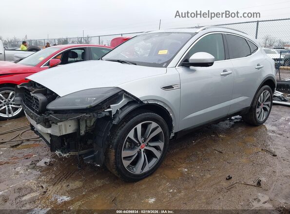 SADFP2FX3M1023220 2021 JAGUAR E-PACE Silver წინა მარცხენა ხედი სამი მეოთხედიდან