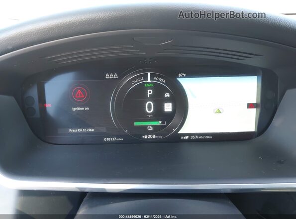 SADHB2S10L1F80046 2020 JAGUAR I-PACE Gray Widok tylnych siedzeń