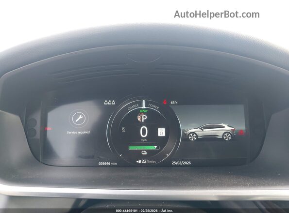 SADHB2S10L1F81729 2020 JAGUAR I-PACE Silver Հետևի նստատեղերի տեսք