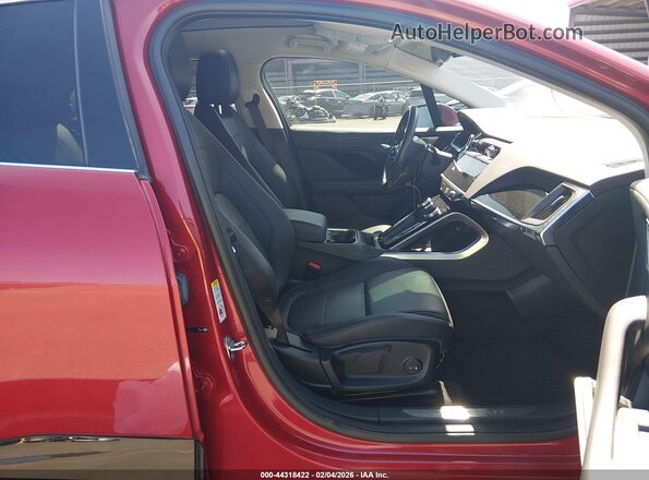 SADHB2S1XL1F83472 2020 JAGUAR I-PACE Red Widok wnętrza z przodu