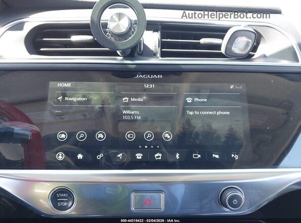 SADHB2S1XL1F83472 2020 JAGUAR I-PACE Red 