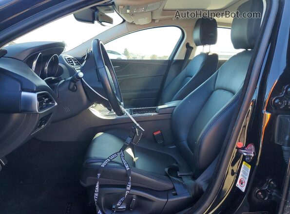 SAJAD4FX3KCP46143 2019 JAGUAR XF Black Вид салону спереду