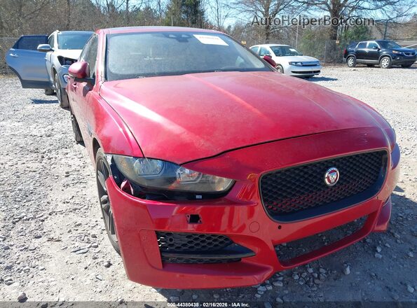 SAJAD4FX3KCP49091 2019 JAGUAR XF Red წინა ხედი