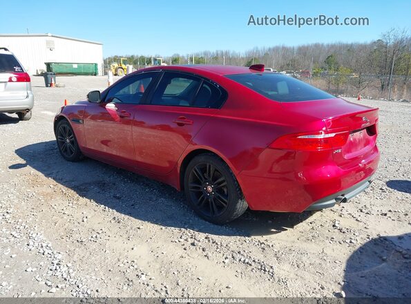 SAJAD4FX3KCP49091 2019 JAGUAR XF Red უკანა მარცხენა