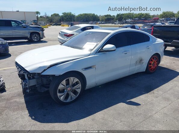 SAJAE4FX2LCP64499 2020 JAGUAR XF White წინა მარცხენა ხედი სამი მეოთხედიდან