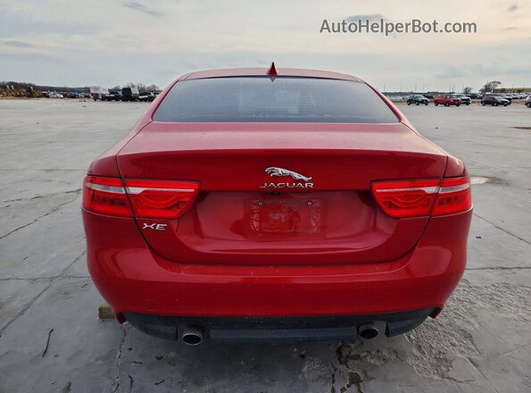 SAJAE4FX6JCP34869 2018 JAGUAR XF Red Widok z tyłu