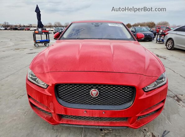 SAJAE4FX6JCP34869 2018 JAGUAR XF Red Widok z przodu