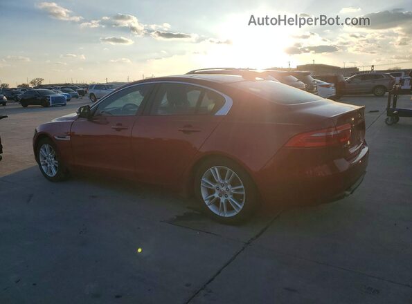 SAJAJ4FX2JCP37814 2018 JAGUAR XF Красный Задняя левая четверть