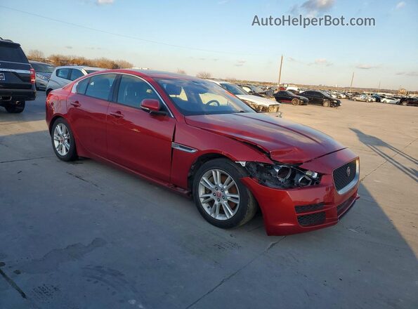 SAJAJ4FX2JCP37814 2018 JAGUAR XF Красный Передняя правая четверть
