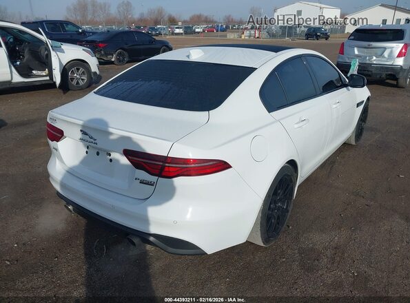 SAJAJ4FX5LCP63438 2020 JAGUAR XF Белый Задняя правая четверть